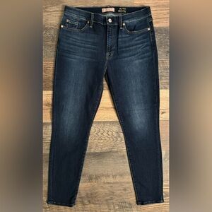 7 For All Mankind Dark Blue Skinny Jeans